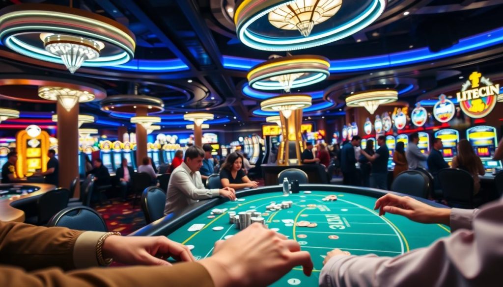 Litecoin LTC gambling transactions